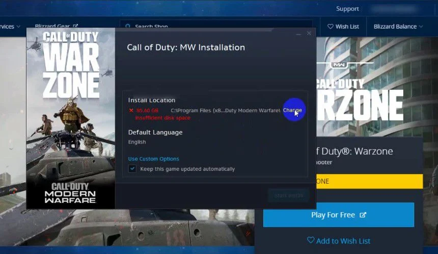 تثبيت لعبة Call of duty warzone تثبيت لعبة Call of duty warzone