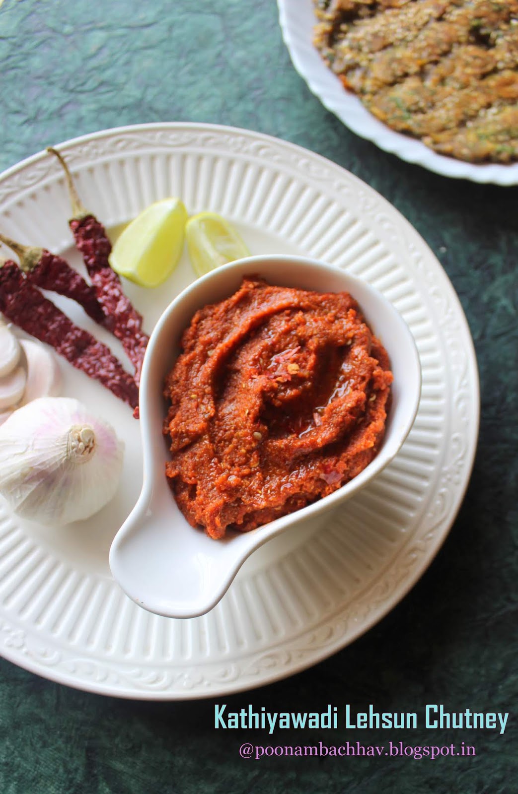 Annapurna Kathiyawadi Lehsun Chutney / NoCook Hot Garlic Chutney