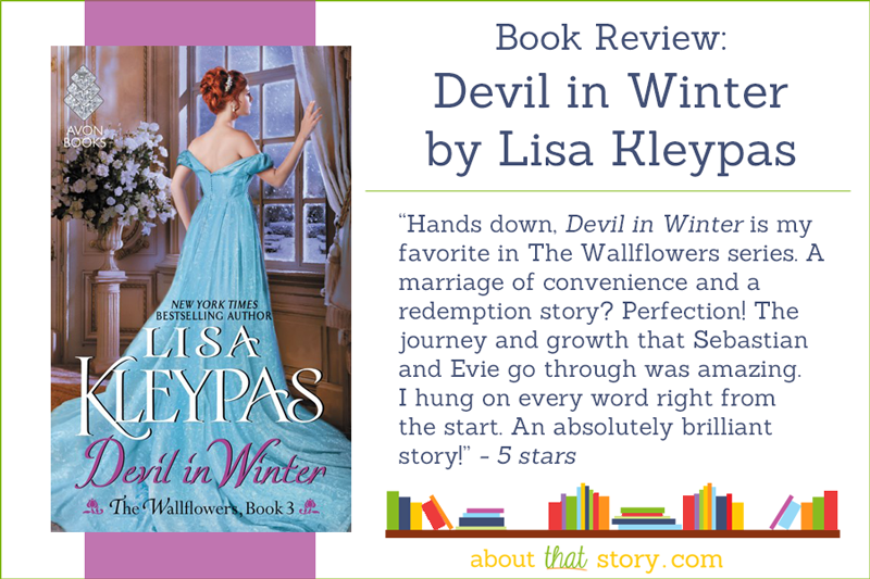 Book Review Devil in Winter (The Wallflowers 3) by Lisa Kleypas About That Story