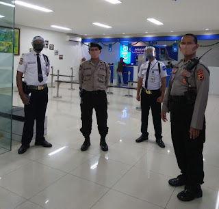 Kanit Pam Obvit Polres Pelabuhan Makassar Patroli Obyek Vital Perbankan