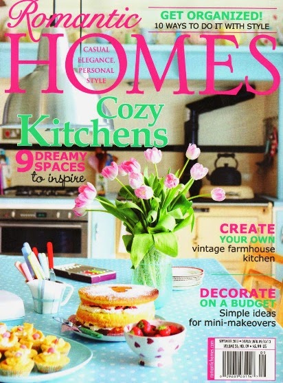 Romantic Homes Magazine Features The Vintage Home Collective Blog!