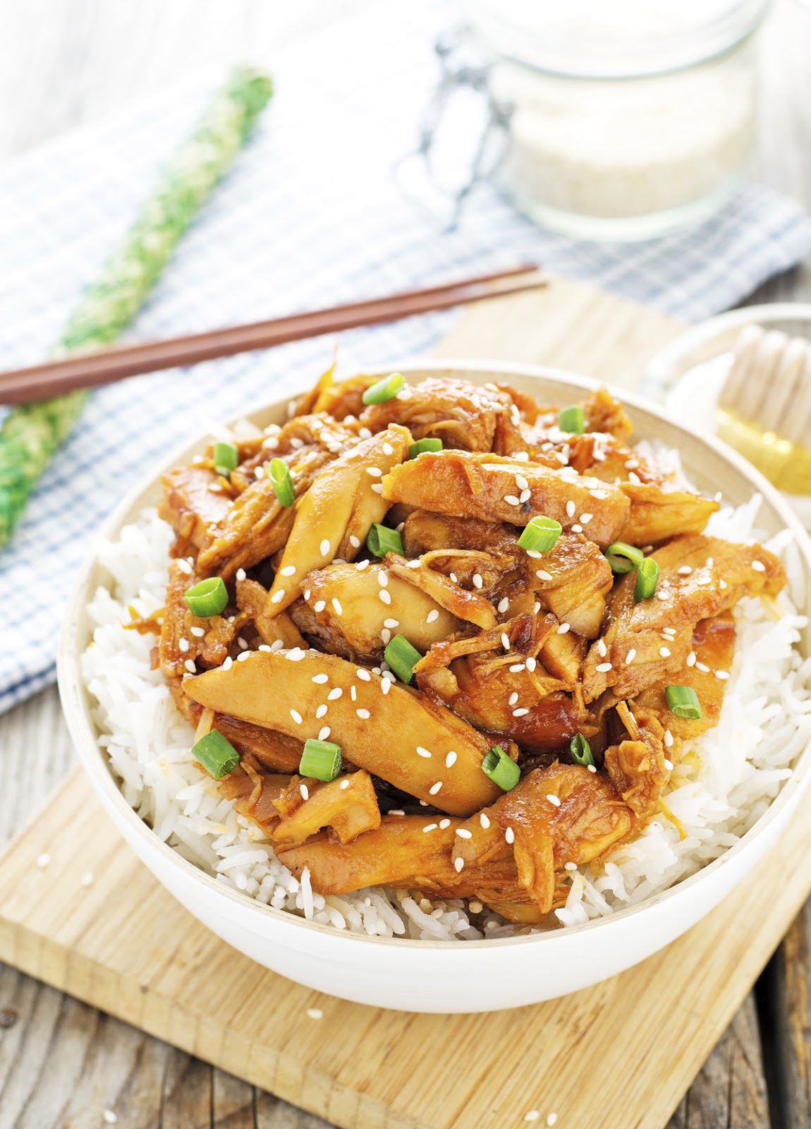 The Iron You CrockPot Honey Sesame Chicken