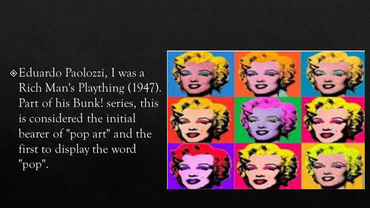 grade 7 Music Abstract Expressionism OP art Conceptual Art and