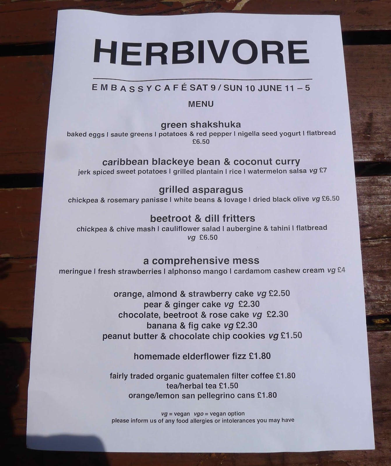 GourmetGorro Herbivore at The Embassy Cafe, Cardiff vegan and