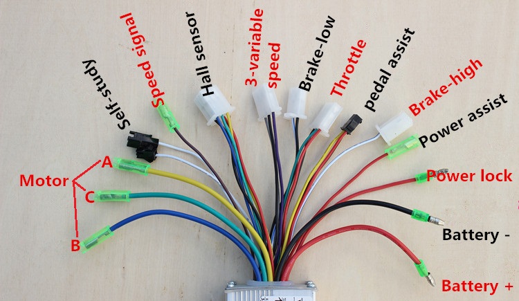 Perbedaan Low level E-brake dan High level E-brake ... 36 volt electric scooter controller wiring diagram 