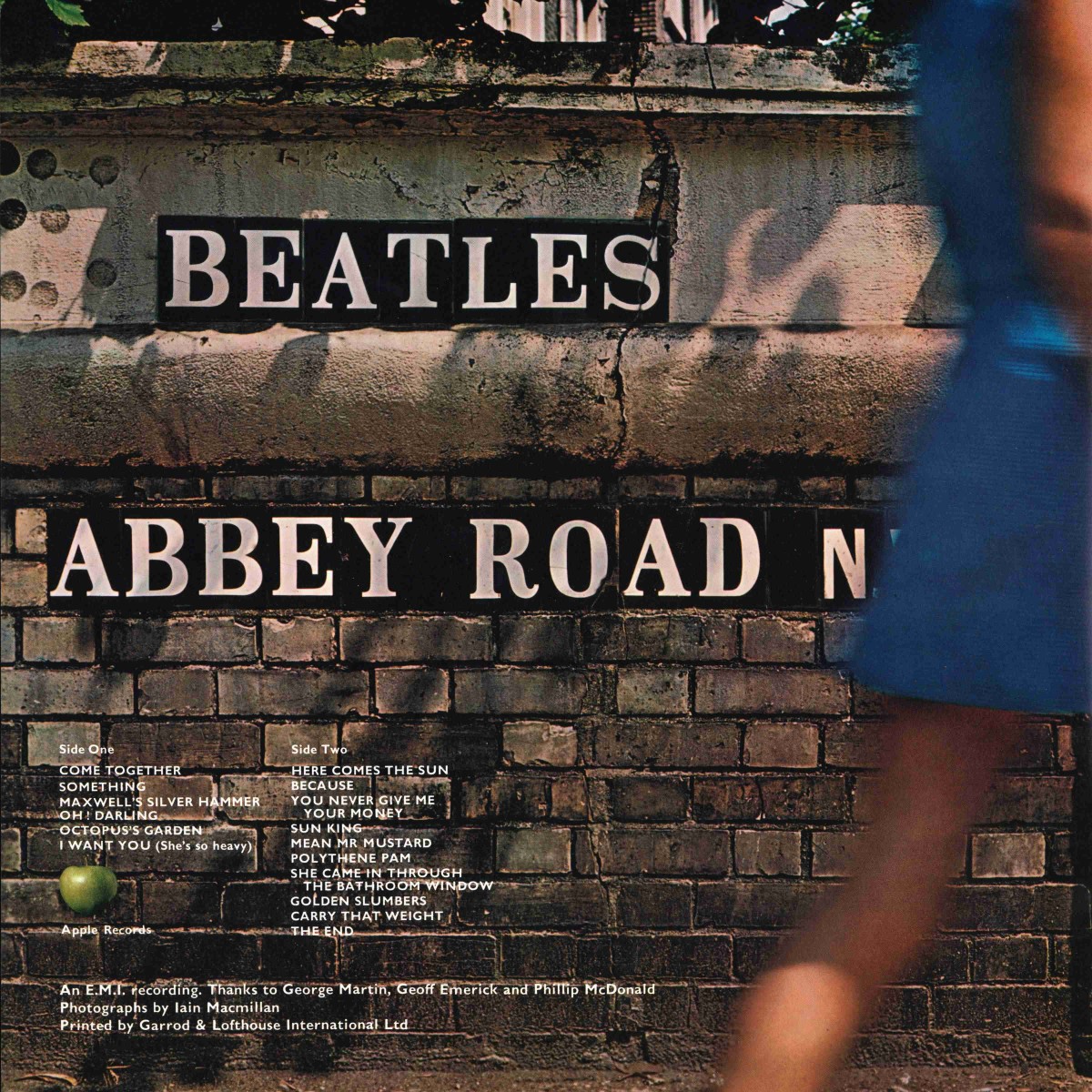 Mike Settles The Girl in the Blue Dress, Abbey Road, London August 8 1969