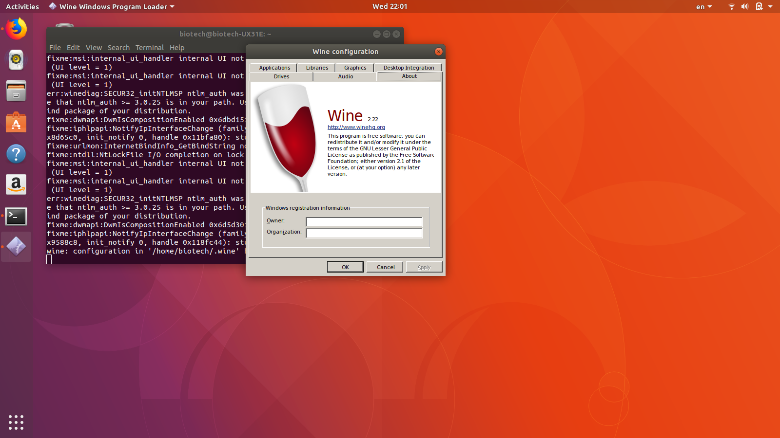 How to install program on Ubuntu: How to install Wine 25.2525