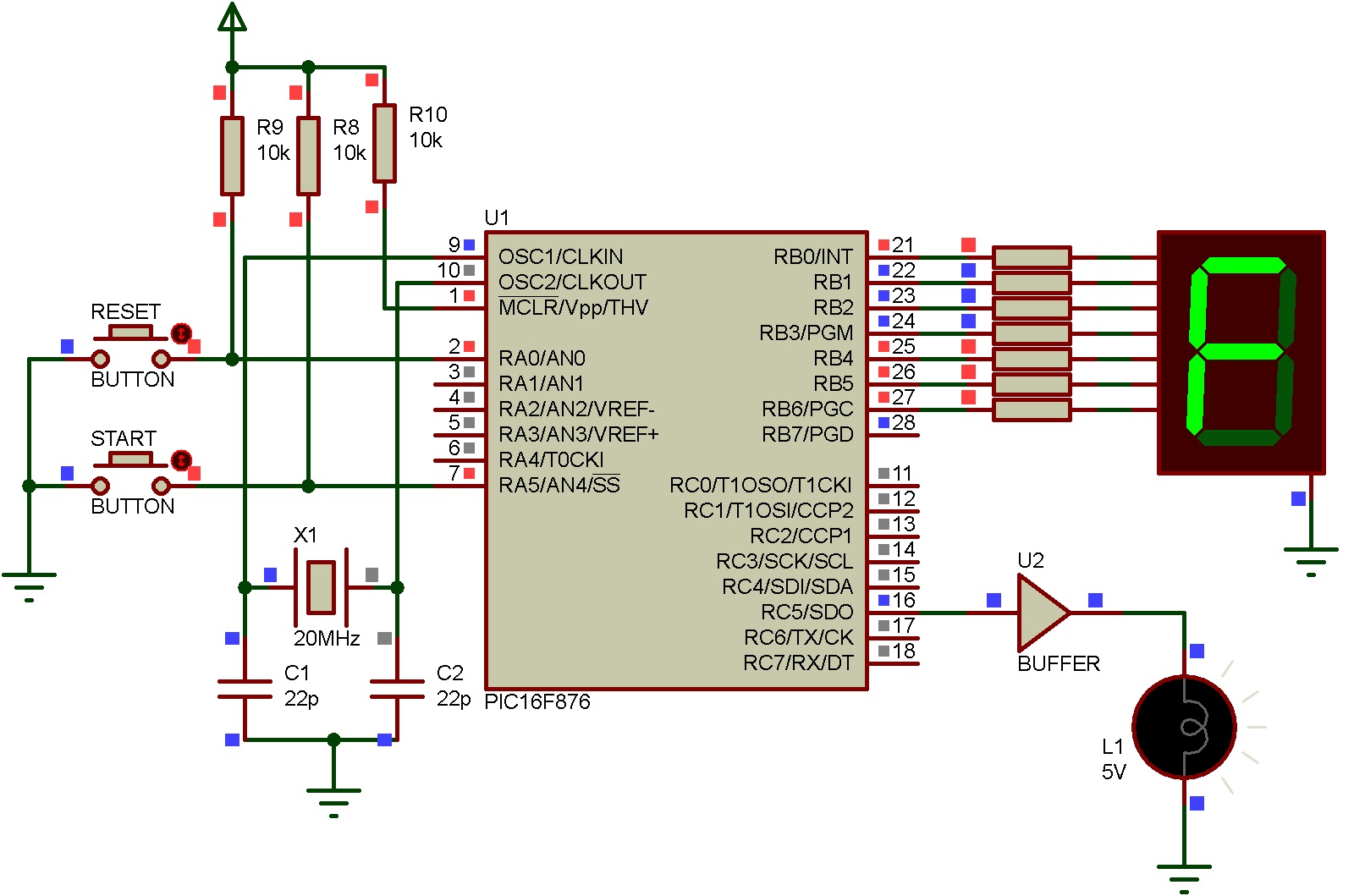 And Experiment In Electronics PLC based 15 seconds timer