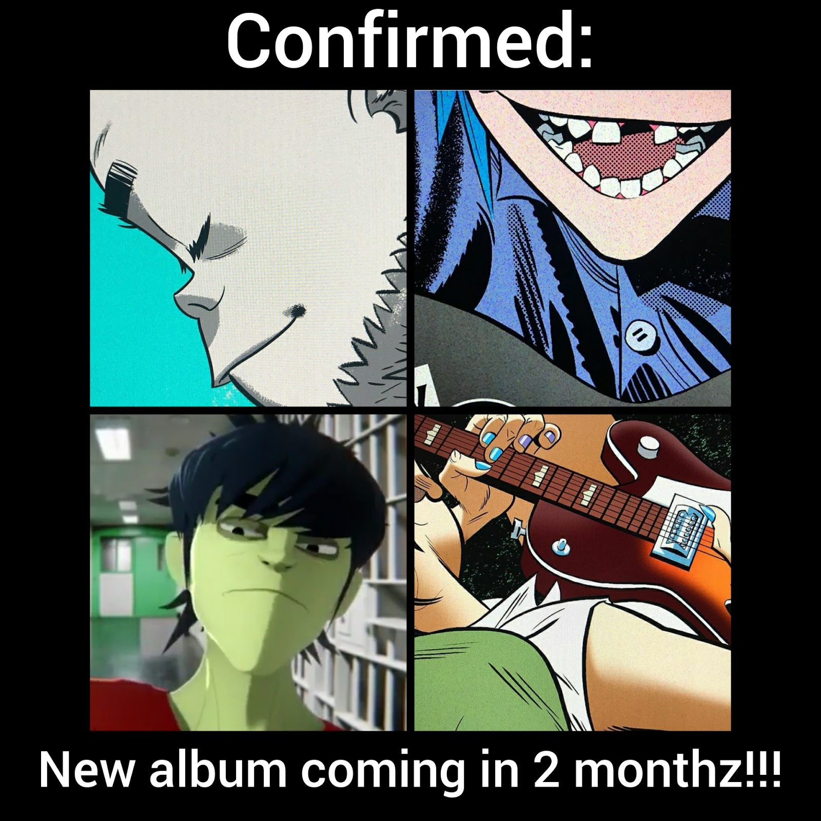 EverythinGorillaz ¡Nuevo álbum de Gorillaz llega en 2 meses!