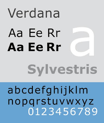 Verdana CV font