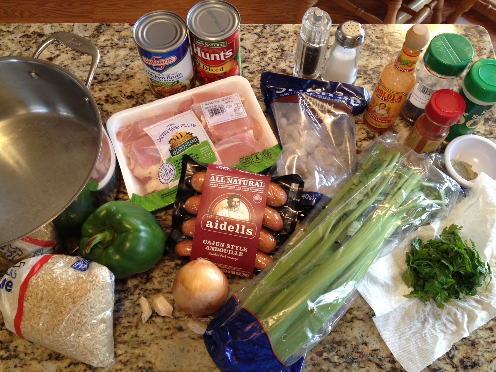 Felicia's Delicias Speaking of Food Mardi Gras Holy Trinity Jambalaya