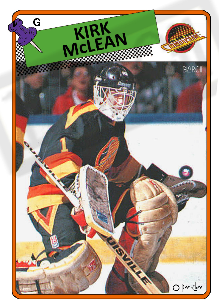 1991-92 OPC Premier #158 Kirk McLean Vancouver Canucks – Hockey Card World  Inc