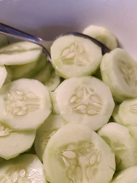 creamy dill cucumber salad