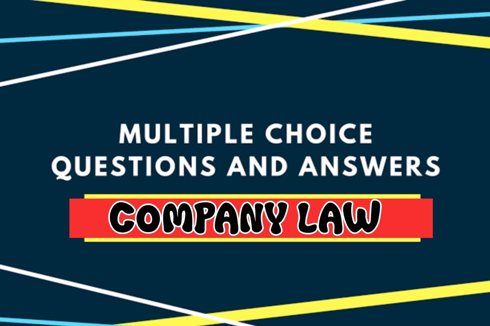 Company law mcq questions and answers pdf