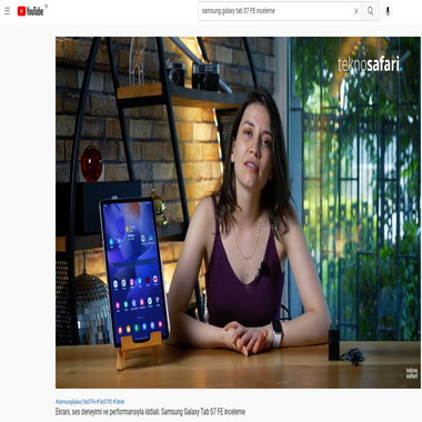 youtube com - Samsung Galaxy Tab S7 FE