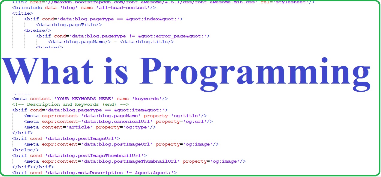 what is programming it tricks and tips what is programming