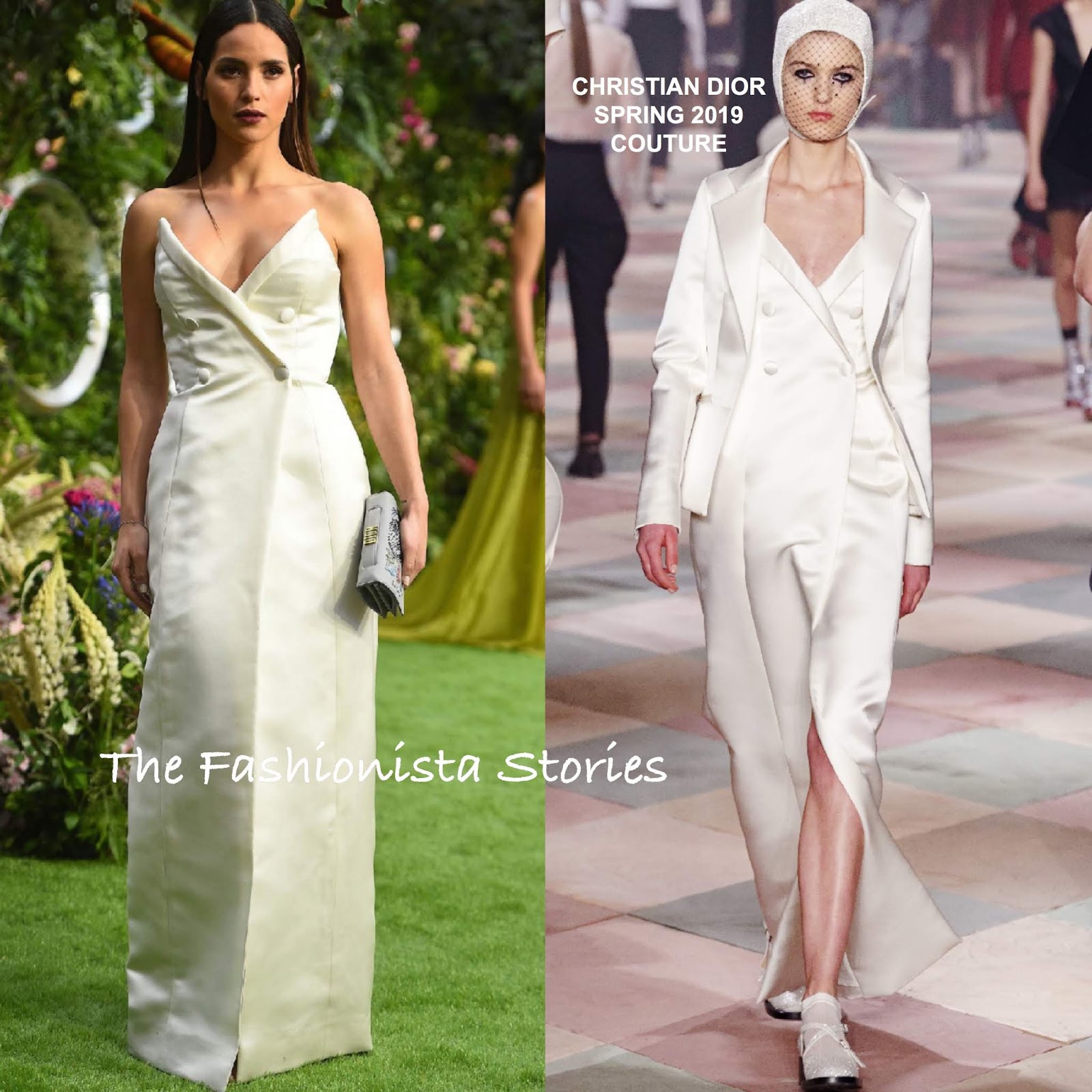 Adria Arjona in Khaite, Sies Marjan & Christian Dior Couture Promoting