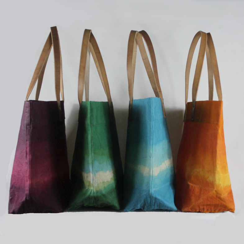 New Colours Large Unlined Waxed Canvas Tote Spring