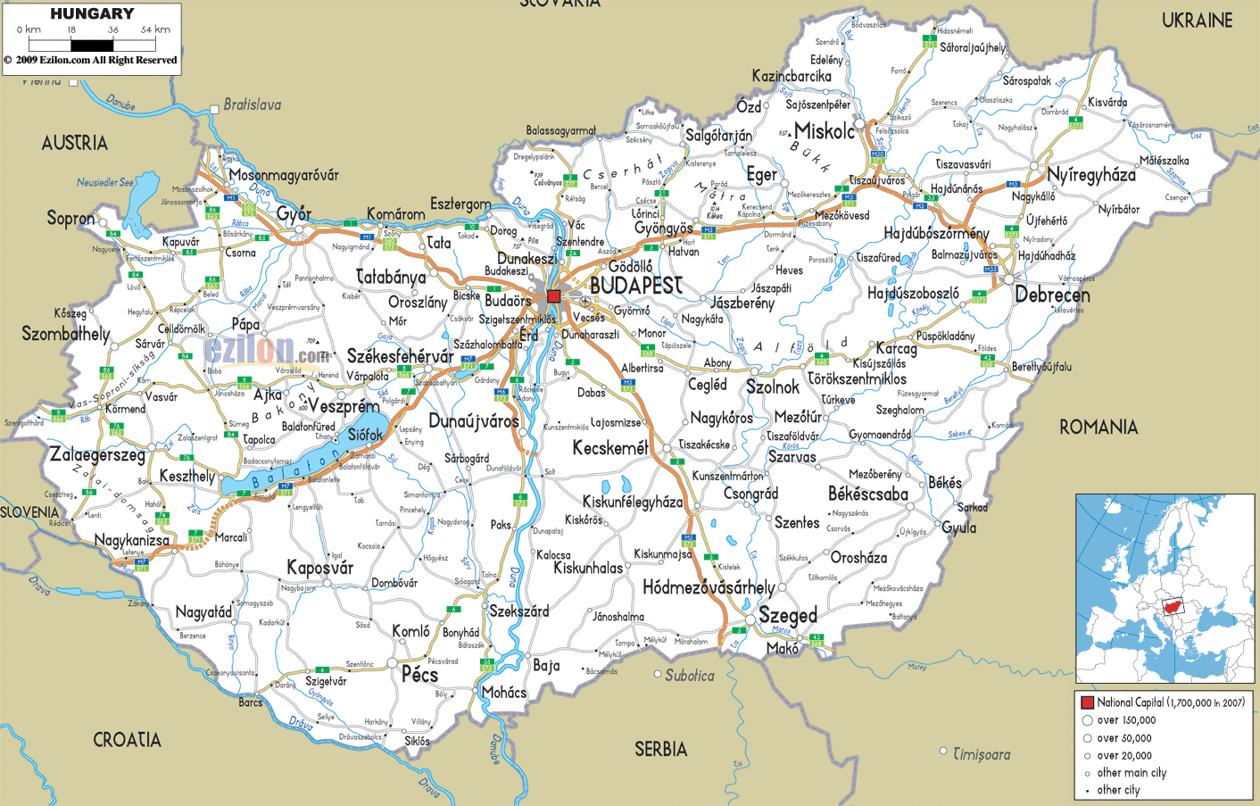 Harta Harta Rutiera Austria