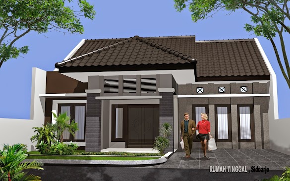 Desain Rumah 2 Lantai Sederhana Di Kampung