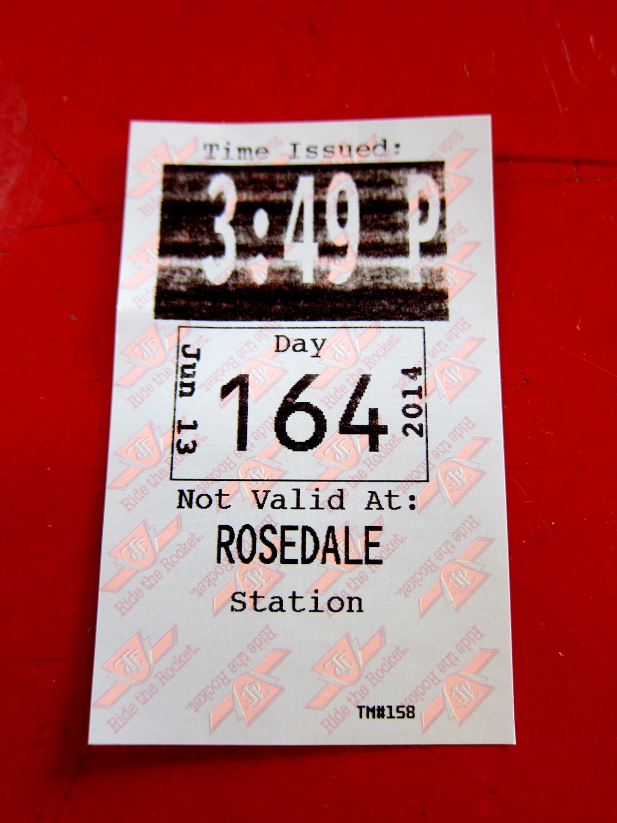 Rosedale station transfer