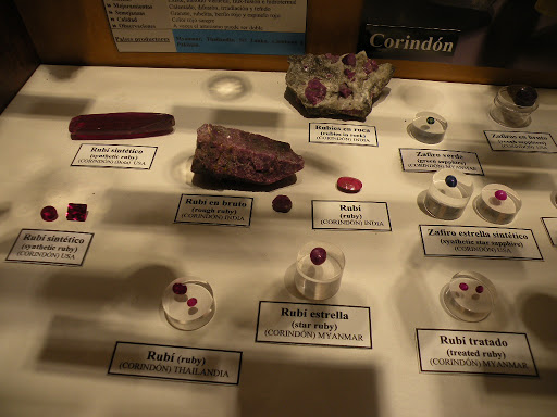Minerales del museo
