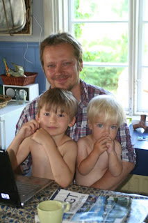 Ville, Matti and Anton in Finland 2011.
