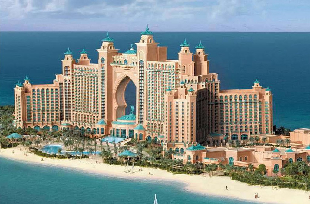 Dubai famous hotels: Dubai famous hotels: The Palm - The Atlantis Hotel