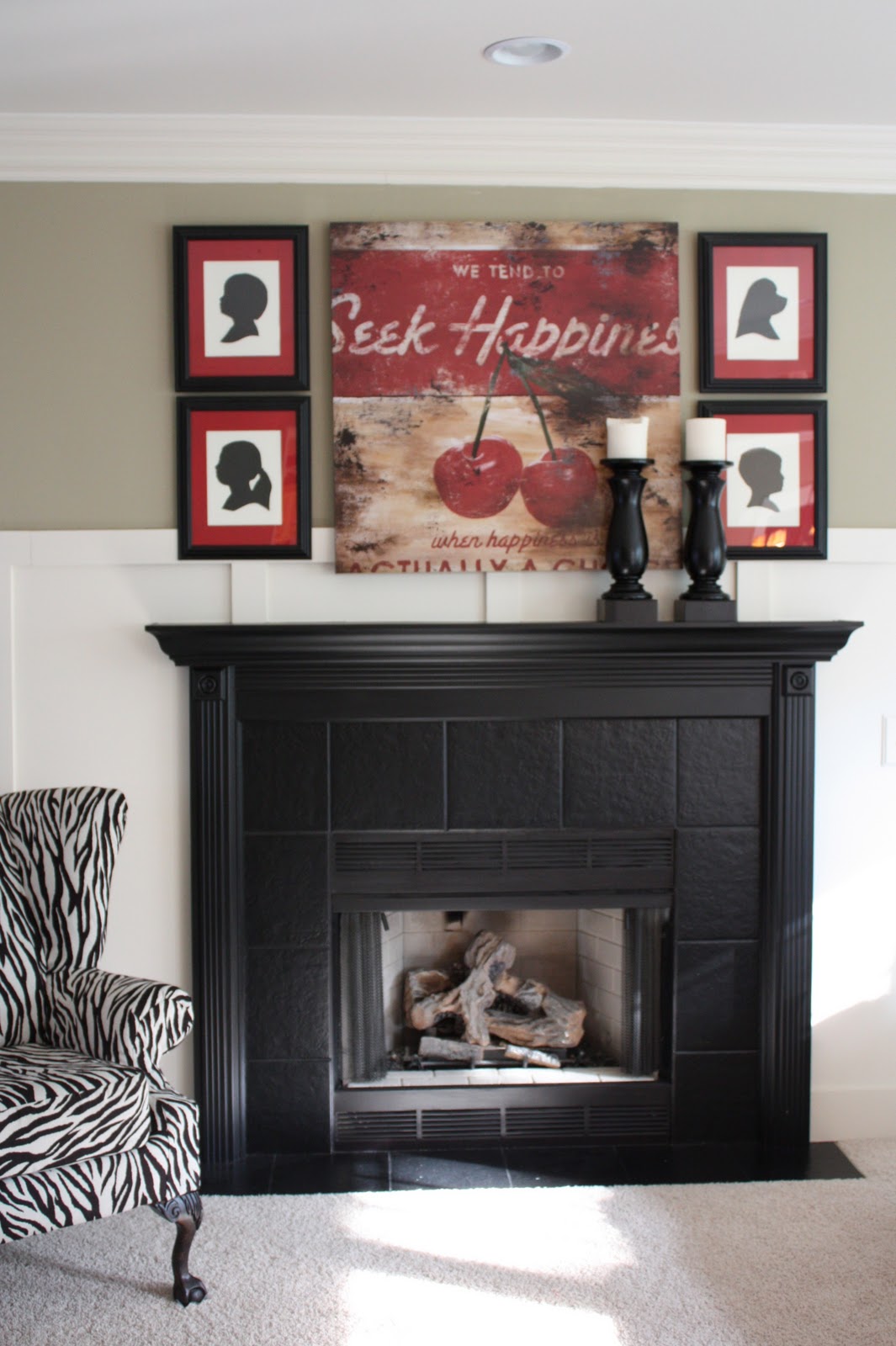 The Yellow Cape Cod 31 Days of Character Building Builder Fireplace Makeover