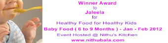 Winner of Healthy Baby food 6 to 9months