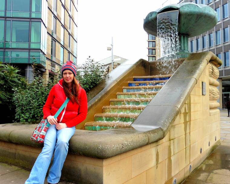 What I Wore Day In Sheffield Red Gilet, Blue Jeans And A Day Out In Sheffield