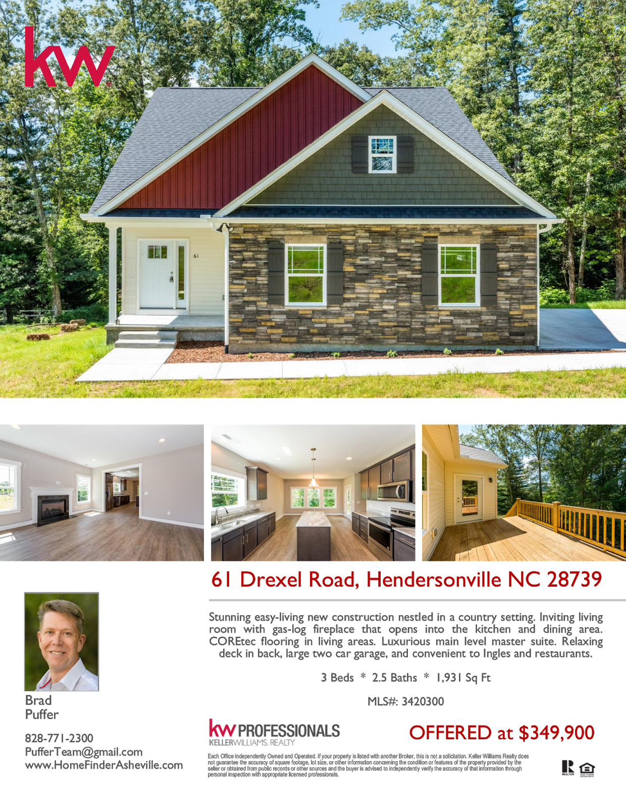 Puffer Properties ⭐⭐⭐ JUST LISTED! Stunning new construction home in
