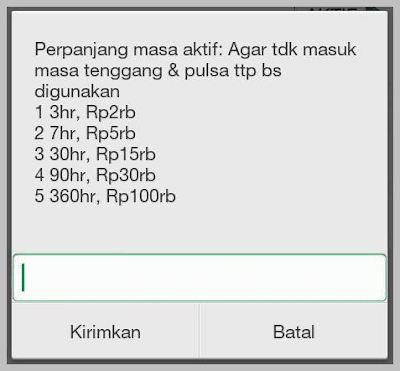 Beli Paket Masa Aktif AXIS