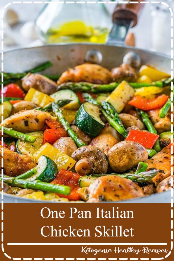 One Pan Italian Chicken Skillet - rebecca lvarado