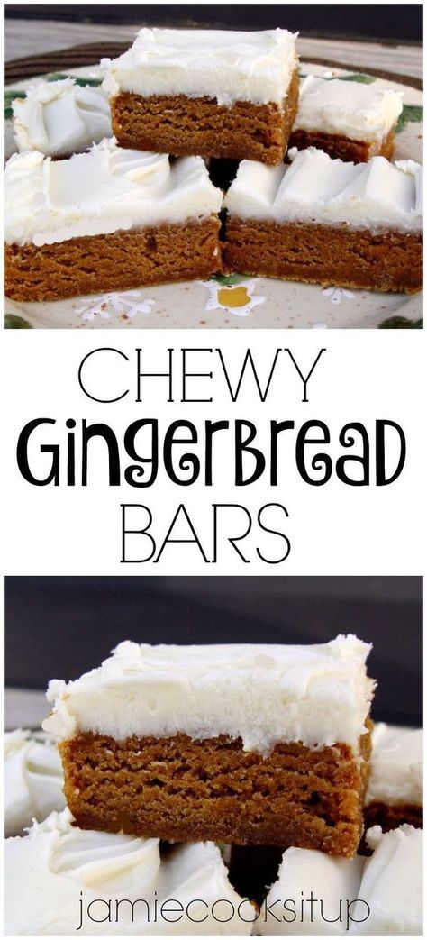 If you are looking for a SimpleHolidayRecipeOfWonder, I would like you to meet these Chewy Gingerbread Bars. They taste just like a gingerbread cookie…but thicker and chewier and just so dar…