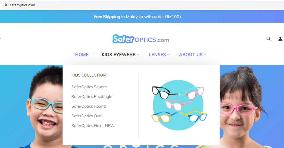 Beli Safer Optics Anti Blue Light Eye Wear Atas Talian