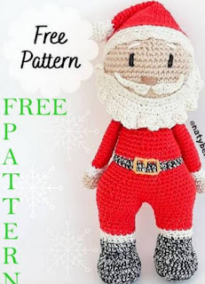 PATRON GRATIS PAPA NOEL AMIGURUMI 47432 🎅