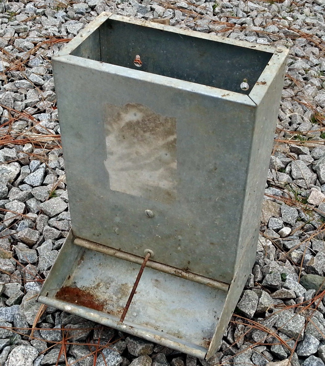Repurposed Metal Chicken Feeder Into An Herb Planter Fresh Eggs