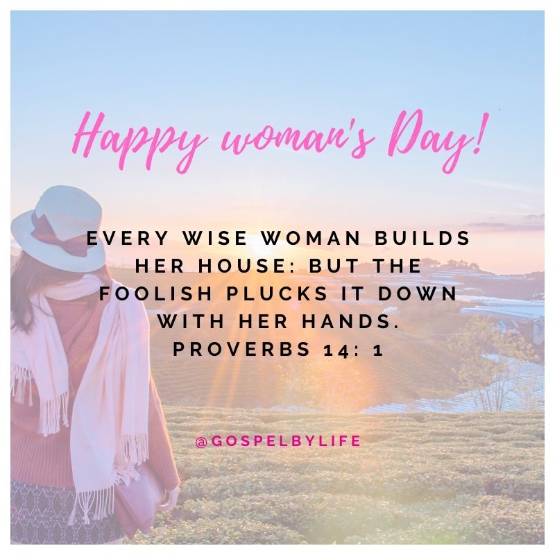Image Verse Happy Women's Day  gospelbylife