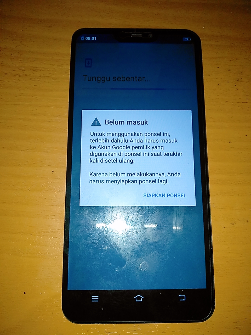 Cara ByPass Pola PIN Layar Vivo Y81 1808 an image