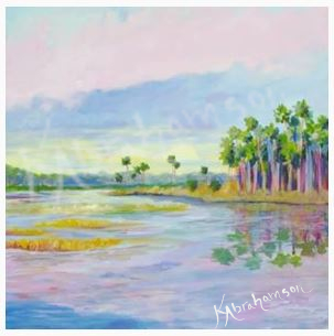 Coastal Marsh painting