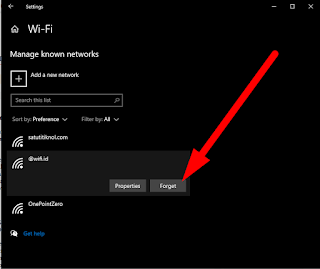 Cara Menghapus Jaringan Wifi Di Laptop Windows 10