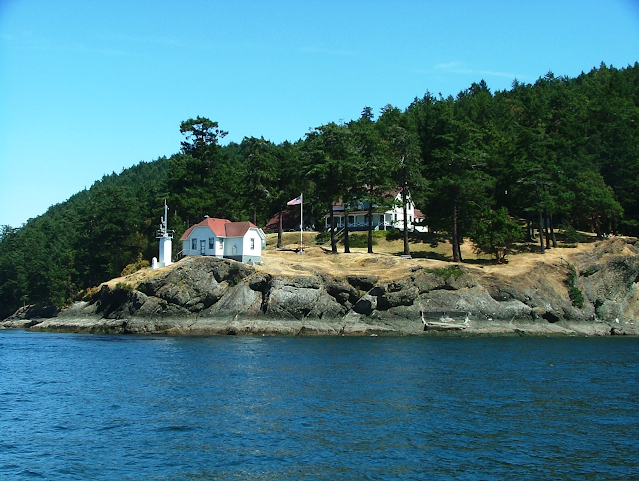 Stuart Island lighthouse and Turn Point, San Juan Islands Cruise and Travel Guide