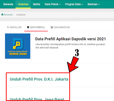 Cara Download Prefill Dapodik