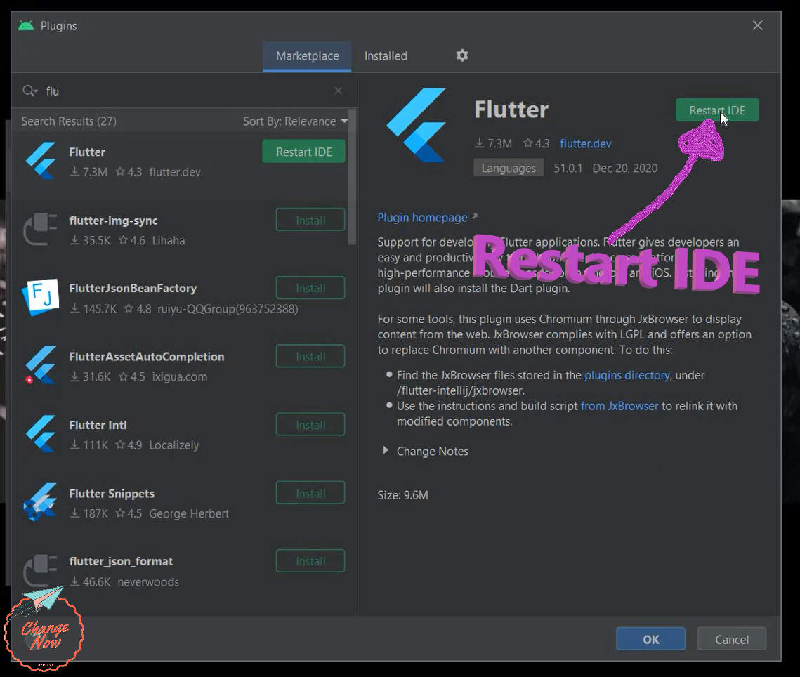 Create Flutter Project in Android Studio | Flutter Installation