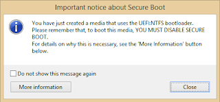 notifikasi secure boot