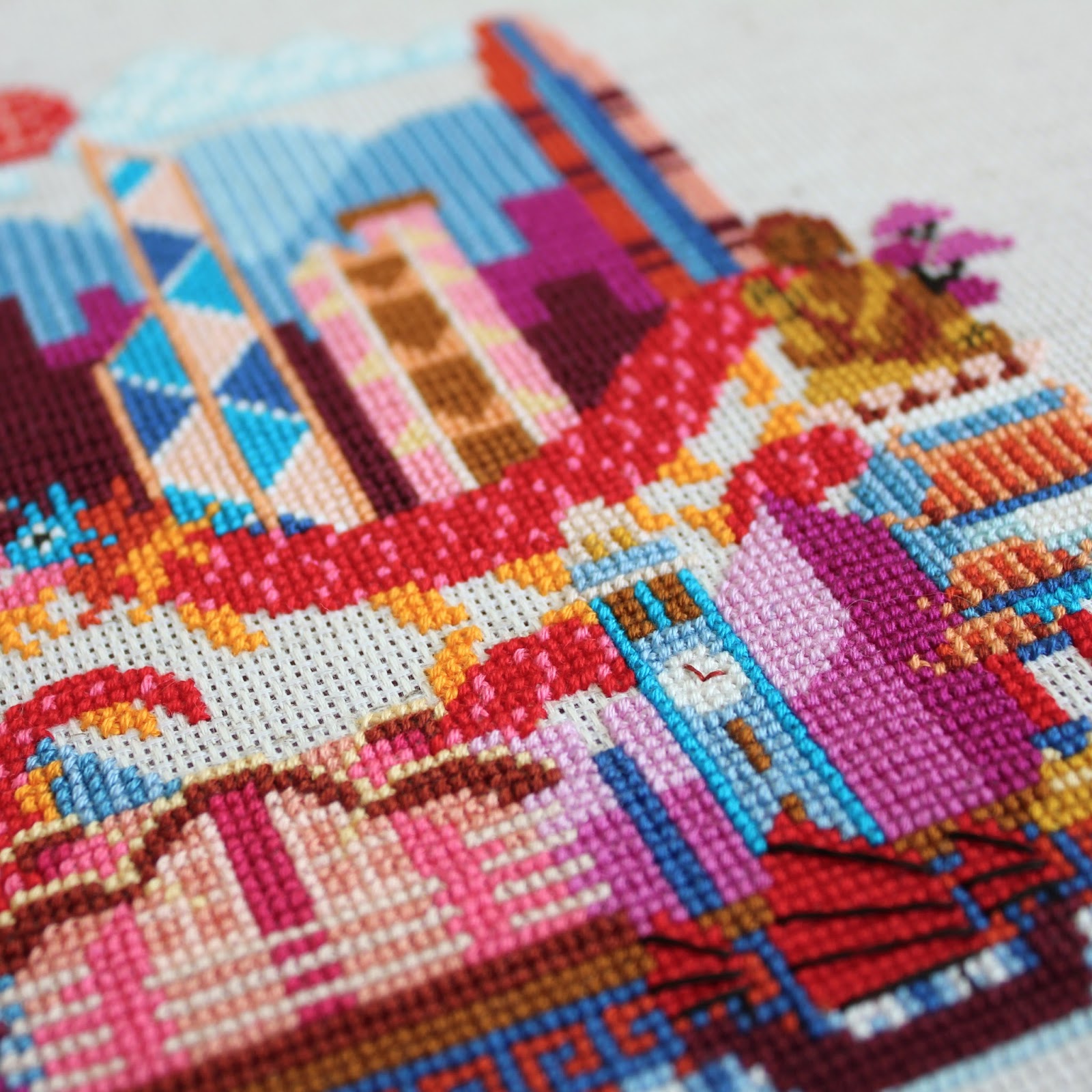 Satsuma Street DMC 718 Sweet as a plum!