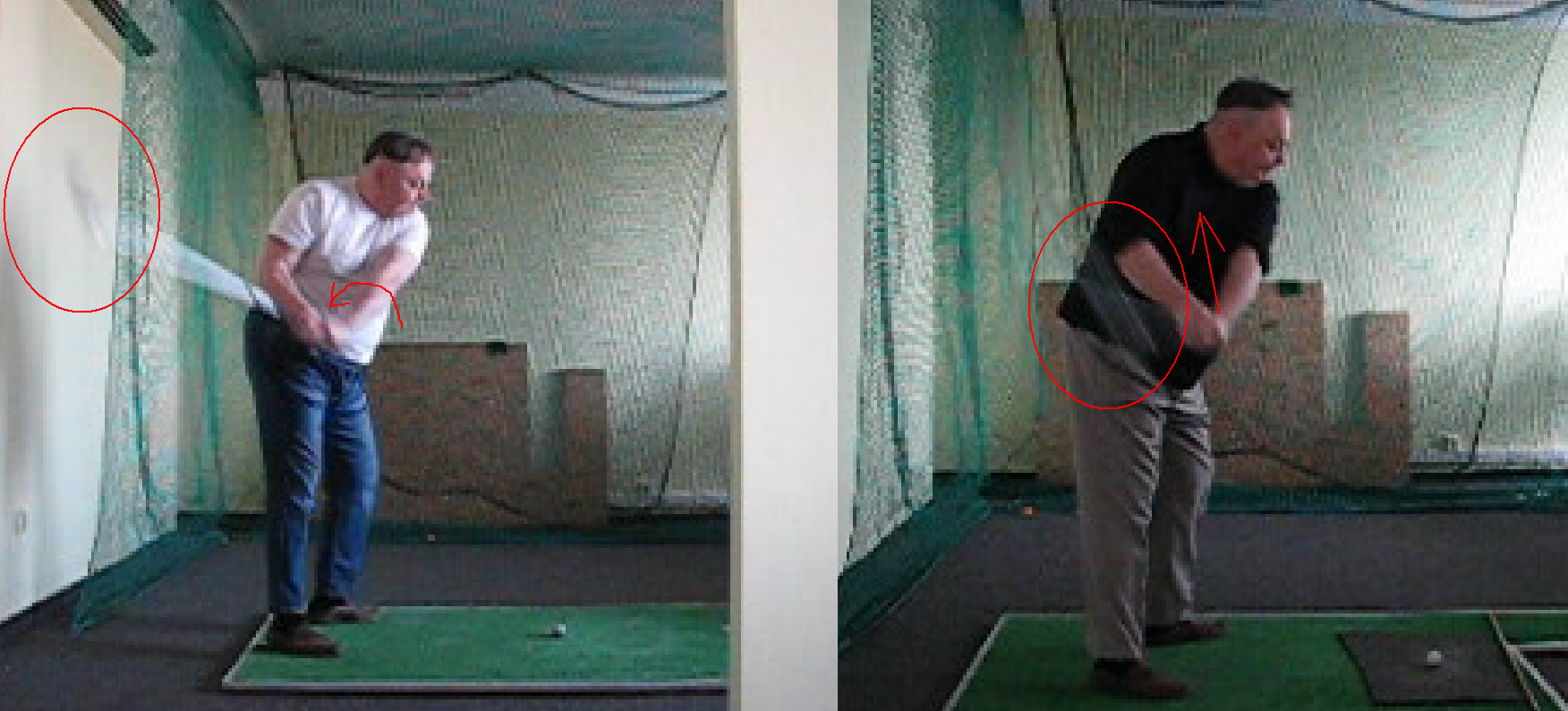 Golf Swing Theory The Golden Axis in the Backswing Phase