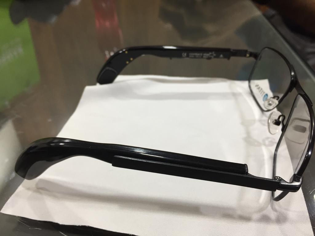 Bone conduction spectacle hearing aids BHM