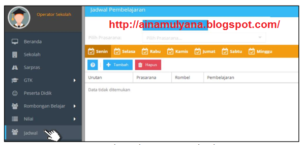 APLIKASI DAPODIK 2018.b (DAPODIKDASMEN VERSI 2018.b ) Menu jadwal Dapodik dapodikdasmen 2017